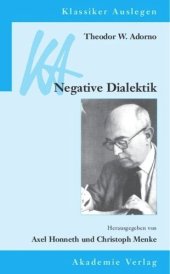 book Theodor W. Adorno: Negative Dialektik