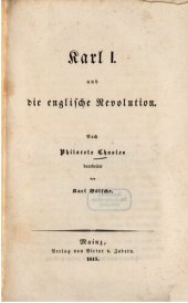 book Karl I. und die englische Revolution