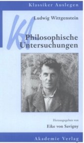 book Ludwig Wittgenstein: Philosophische Untersuchungen