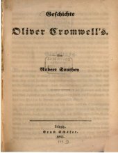 book Geschichte Oliver Cromwells