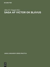 book Saga af Victor ok Blávus: A fifteenth century Icelandic Lygisaga