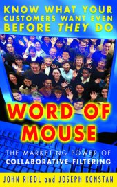 book Word Of Mouse: The Marketing Power Of Collaborative Filtering