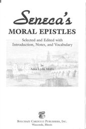 book Seneca's "Moral Epistles"