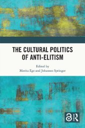 book The Cultural Politics of Anti-Elitism