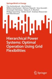 book Hierarchical Power Systems: Optimal Operation Using Grid Flexibilities