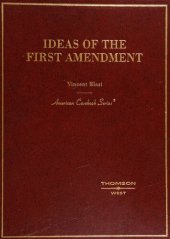 book Ideas of the First Amendment