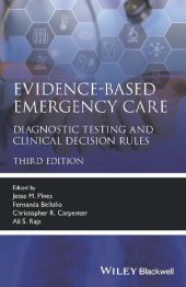 book Evidence-Based Emergency Care: Diagnostic Testing and Clinical Decision Rules