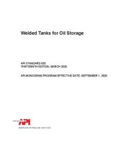 book API Standard 650 Welded Tanks for Oil Storage