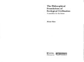 book The Philosophical Foundations of Ecological Civilization: A manifesto for the future