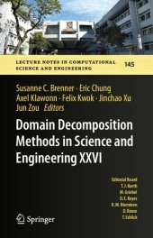 book Domain Decomposition Methods in Science and Engineering XXVI