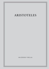 book Aristoteles Werke. BAND 17/I Zoologische Schriften II: Über die Teile der Lebewesen