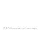 book UF1869--Análisis del mercado de productos de comunicaciones