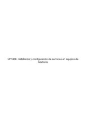 book UF1866--Instalación y configuración de servicios en equipos de telefonía