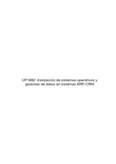 book UF1882--Instalación de sistemas operativos y gestores de datos en sistemas ERP-CRM