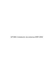 book UF1883--Instalación de sistemas ERP-CRM