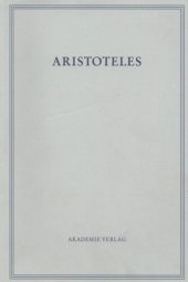 book Aristoteles Werke: BAND 20/I Fragmente zu Philosophie, Rhetorik, Poetik, Dichtung