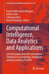 book Computational Intelligence, Data Analytics and Applications: Selected papers from the International Conference on Computing, Intelligence and Data Analytics (ICCIDA)