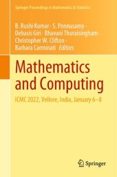 book Mathematics and Computing: ICMC 2022, Vellore, India, January 6–8