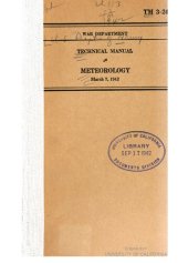 book Technical Manual: Meteorology (March 7, 1942)