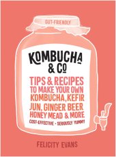 book Kombucha & Co: Tips and recipes to make your own kombucha, kefir, jun, ginger beer, honey mead and more by Felicity Evans