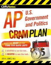 book Cliffsnotes AP U.S. Government and Politics Cram Plan