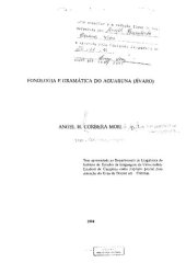 book Fonologia e gramática do aguaruna/ awajún (Jívaro/ Shíbaro/ Chicham)