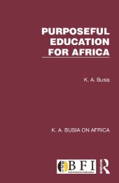 book Purposeful Education for Africa