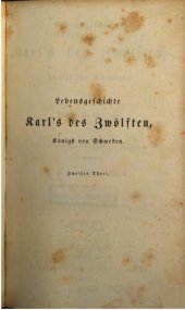 book Lebensgeschichte Karls des Zwölften, Königs von Schweden. In fünf Bänden