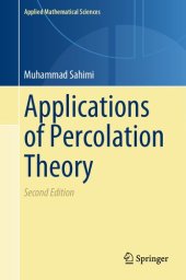 book Applications of Percolation Theory