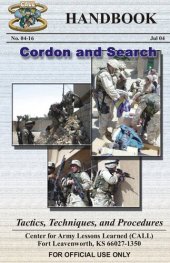 book Cordon and Search Handbook: Taxtics, Techniques and Procedures