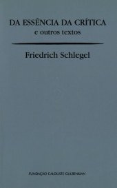 book Da Essência da Crítica e outros textos