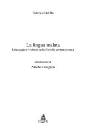 book La lingua malata. Linguaggio e violenza nella filosofia contemporanea