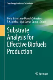 book Substrate Analysis for Effective Biofuels Production