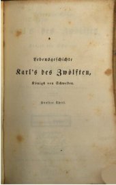 book Lebensgeschichte Karls des Zwölften, Königs von Schweden. In fünf Bänden