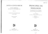 book Principes de Noologie. Fondements de la théorie fonctionelle du signifié