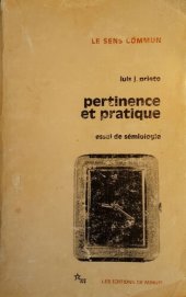 book Pertinence et pratique. Essai de sémiologie