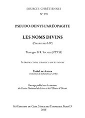 book Les noms divins Chapitre I-IV