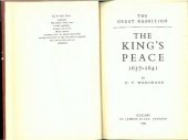 book The King's Peace 1637-1641