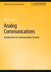 book Analog Communications: Introduction to Communication Systems