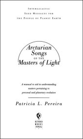 book Arcturian Songs of the Masters of Light