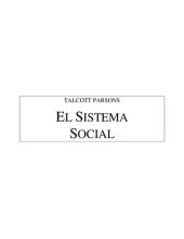 book El sistema social