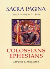 book Sacra Pagina: Colossians and Ephesians