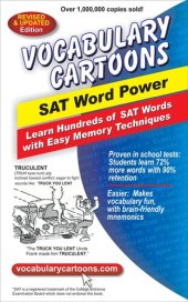 book Vocabulary Cartoons, SAT Word Power: Learn Hundreds of SAT Words with Easy Memory Techniques