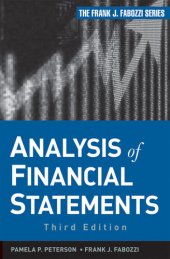 book Analysis of Financial Statements