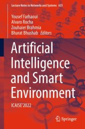 book Artificial Intelligence and Smart Environment: ICAISE’2022