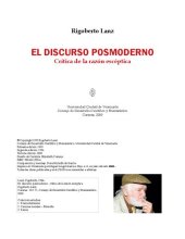 book El discurso posmoderno. Crítica de la razón escéptica