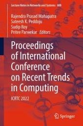 book Proceedings of International Conference on Recent Trends in Computing: ICRTC 2022