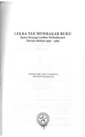 book Lekra tak membakar buku: suara senyap lembar kebudayaan Harian rakjat, 1950-1965