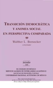 book Transición democrática y anomia social en perspectiva comparada