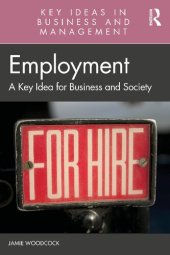 book Employment: A Key Idea for Business and Society